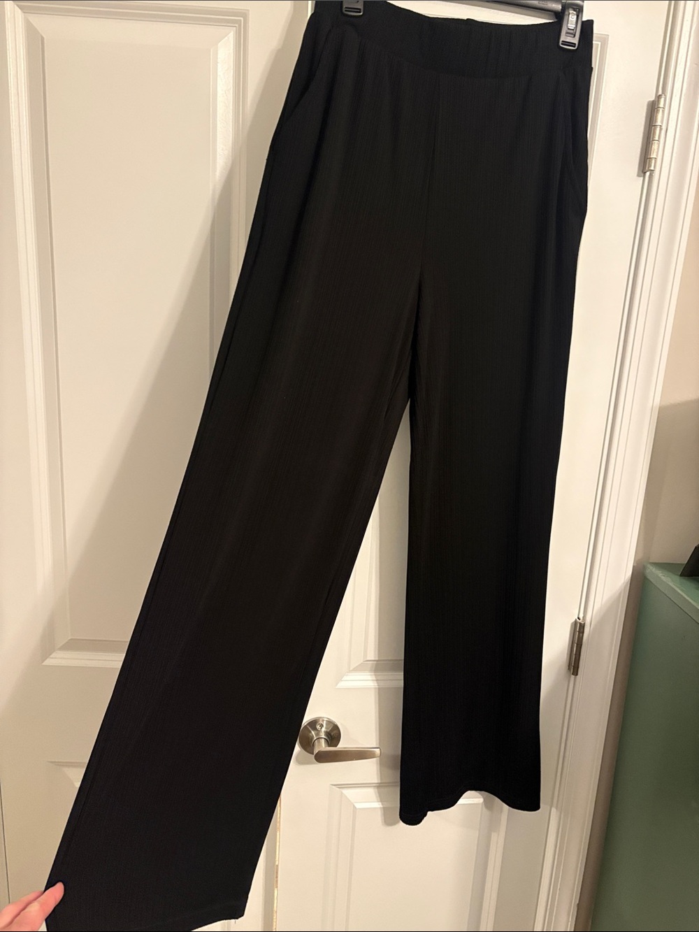 Dictionary Wide Leg Pants in Black - Women’s L (12-14)